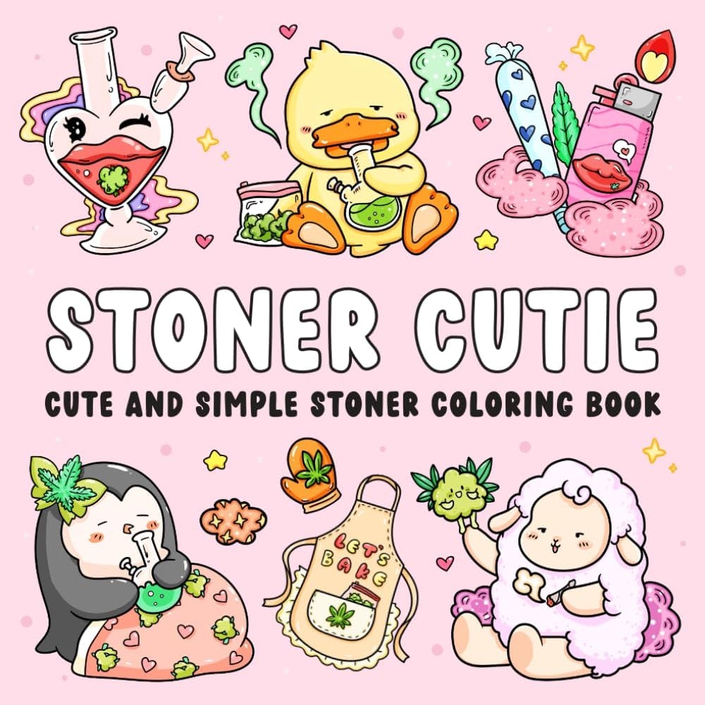 stoner cartoon characters coloring pages