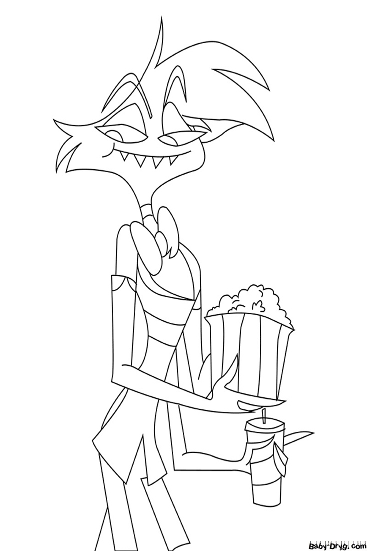 hazbin hotel characters coloring pages hazbin hotel characters coloring pages