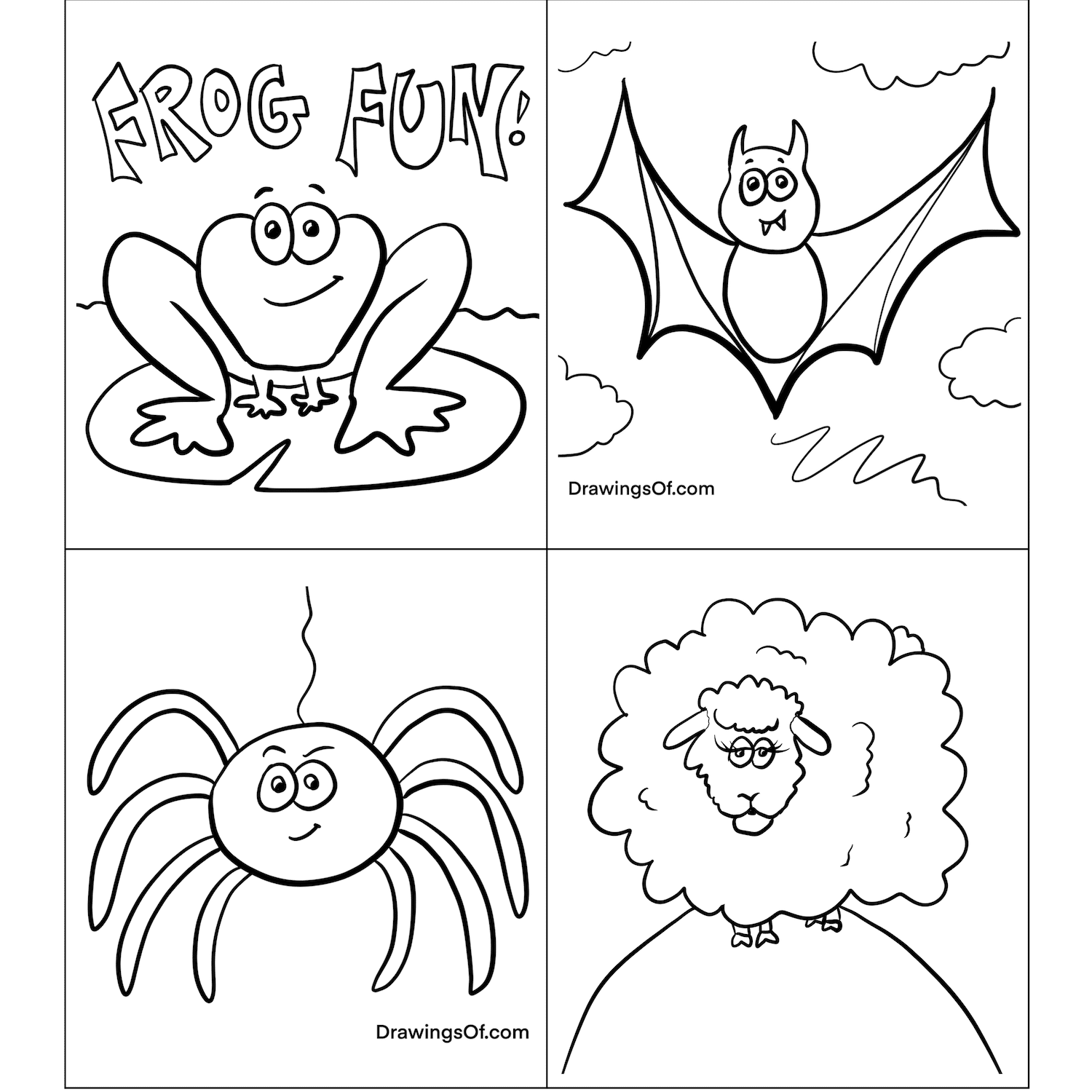 Animal Coloring Pages Free Printable Sheets Drawings Of Animal Coloring Pages Free Printable Sheets Drawings Of
