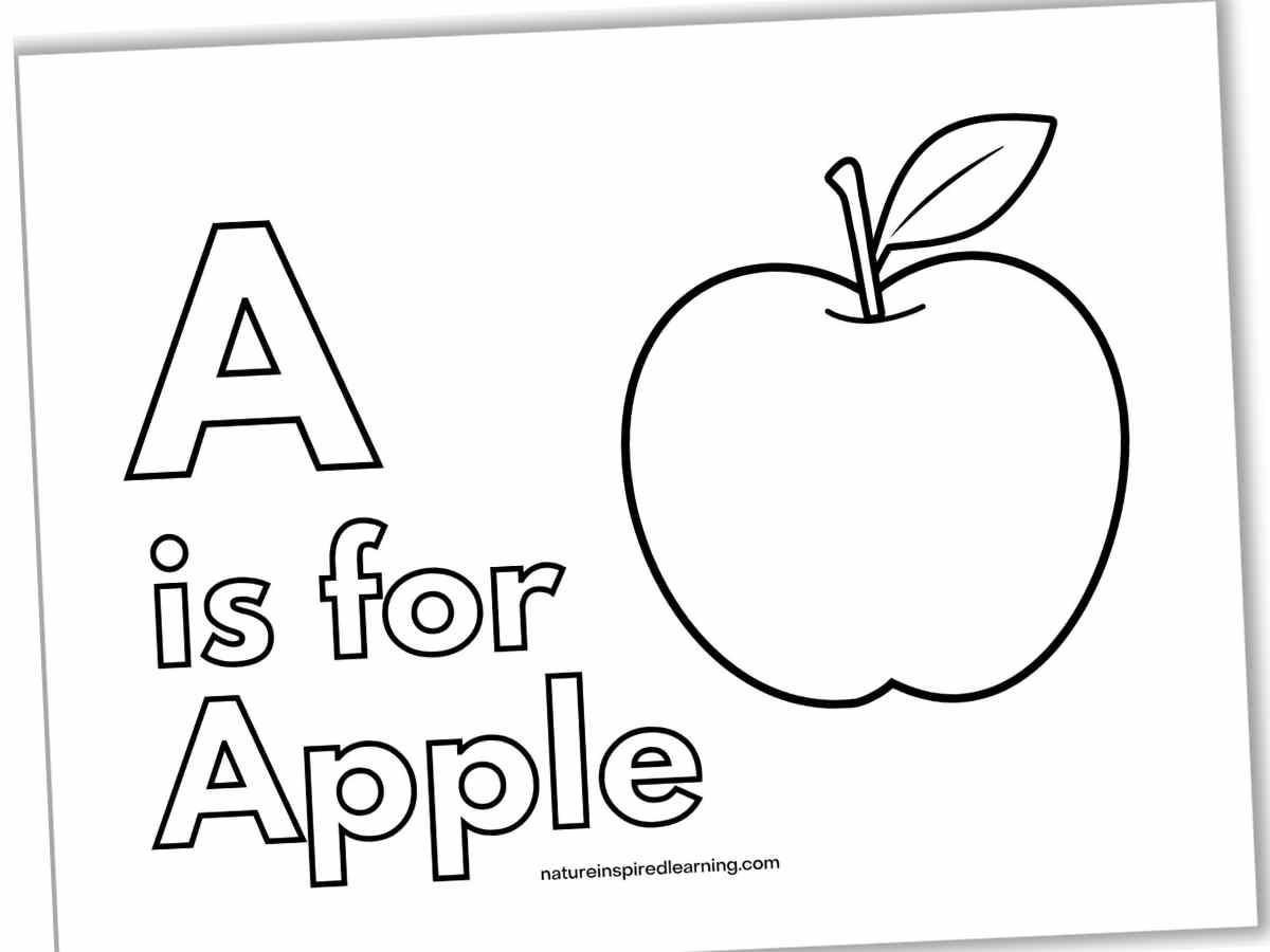printable apple coloring pages printable apple coloring pages