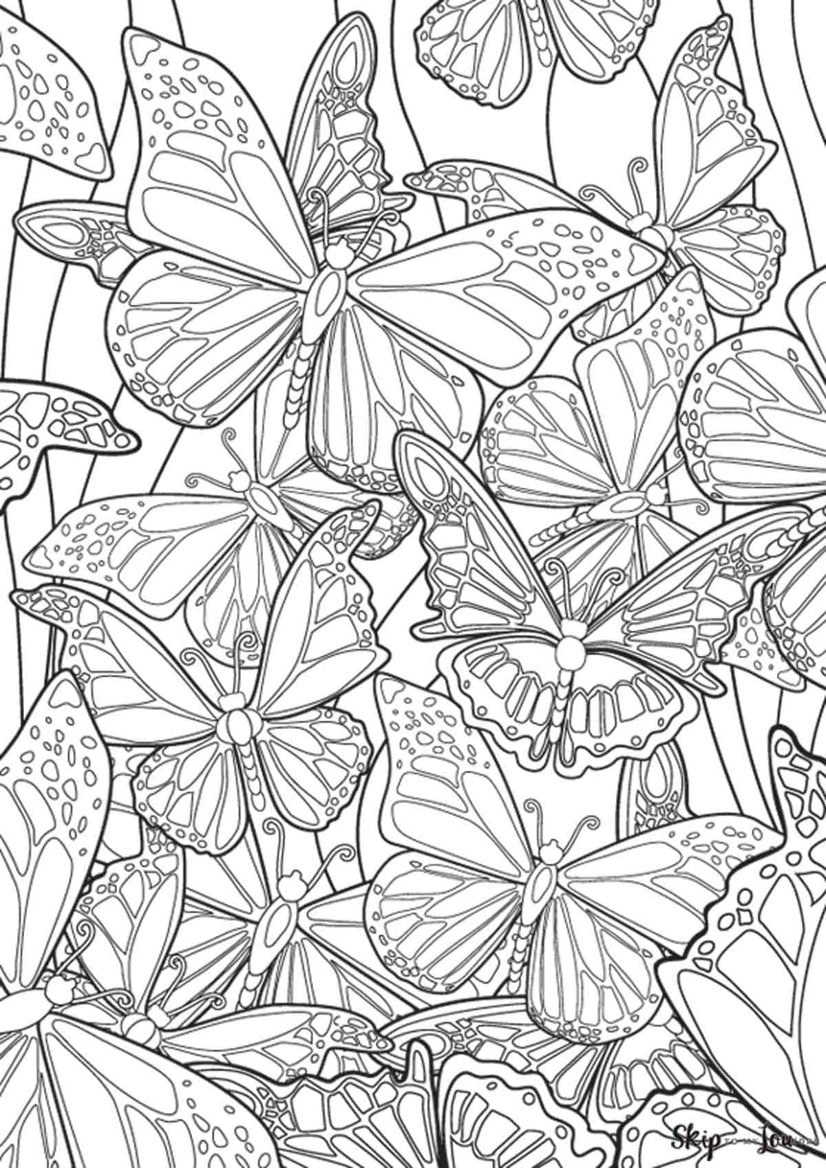 butterfly coloring pages printable free butterfly coloring pages printable free