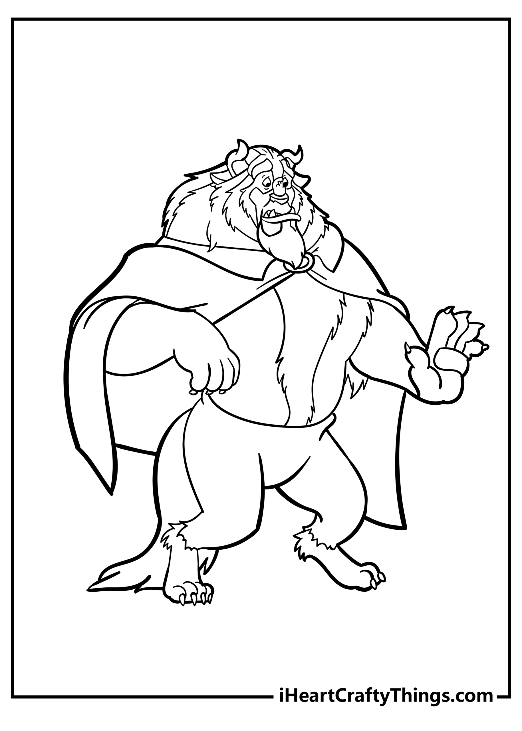 Beauty And The Beast Coloring Pages 30 Free Printables Beauty And The Beast Coloring Pages 30 Free Printables
