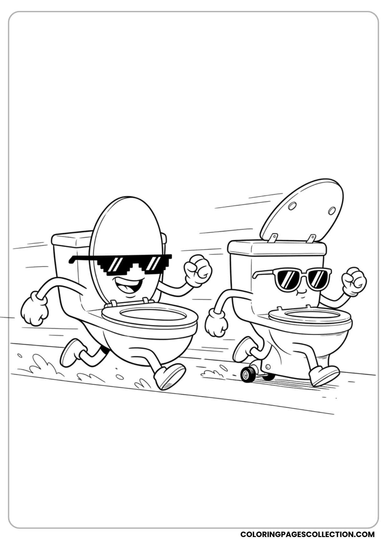 skibidi toilet characters coloring pages skibidi toilet characters coloring pages
