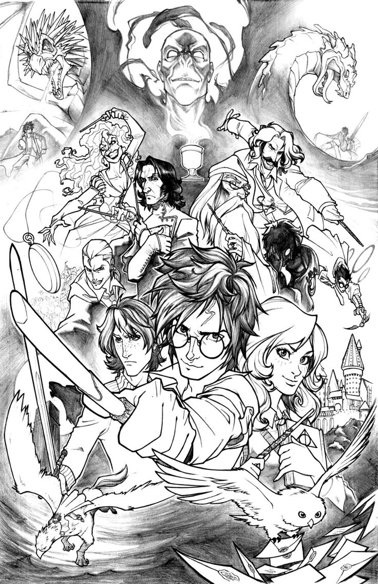harry potter characters coloring pages harry potter characters coloring pages