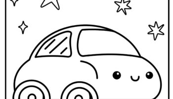 Car Coloring Pages Free Printables Cute Coloring Pages For Kids