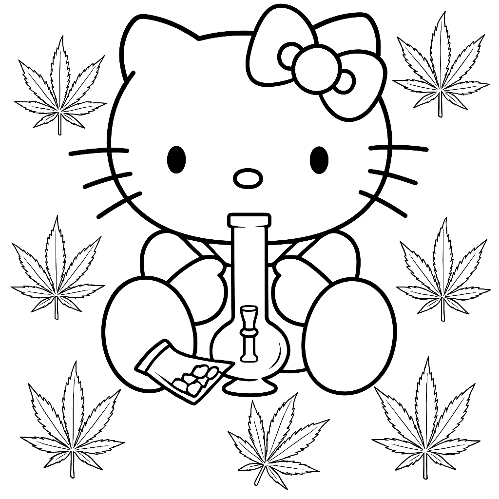 Cartoon Character With Water Pipe Coloring app