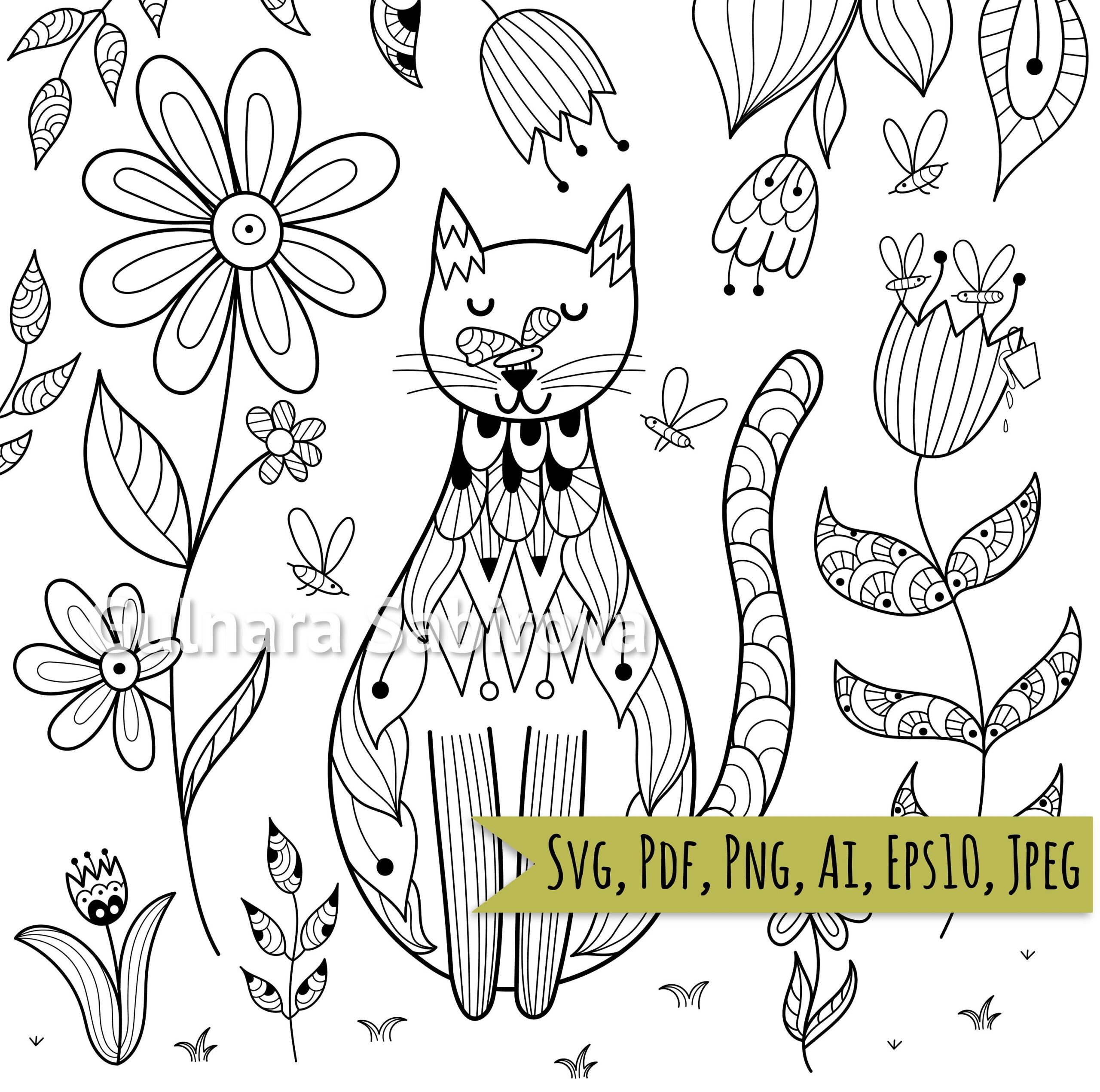 cat coloring pages free printable cat coloring pages free printable