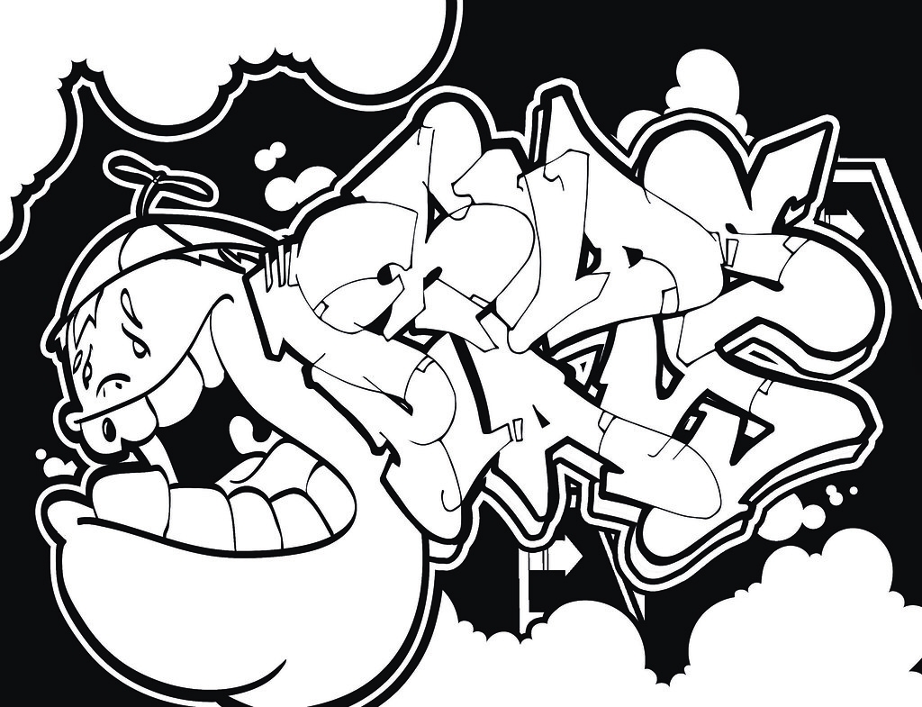 Childs Play Graffiti Coloring Page This Is The Final Rende Flickr