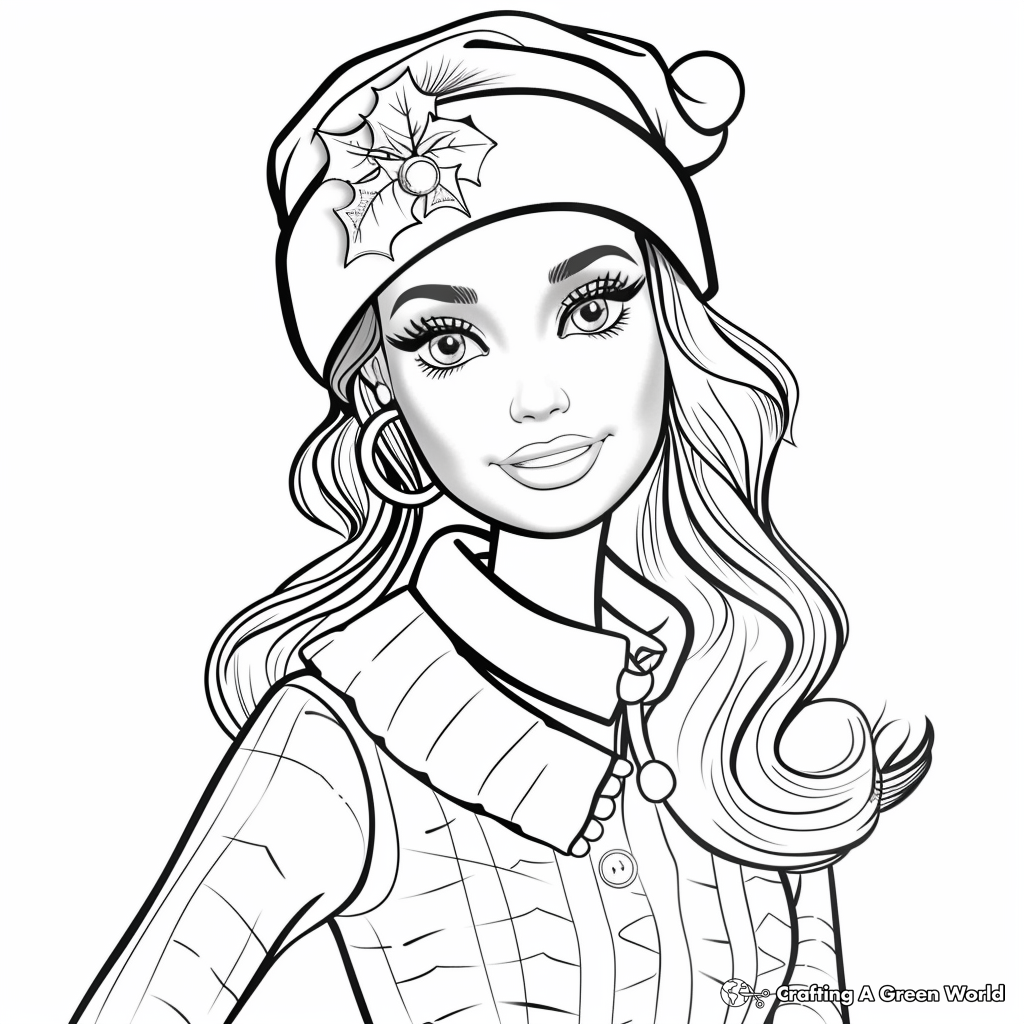 free printable coloring pages barbie