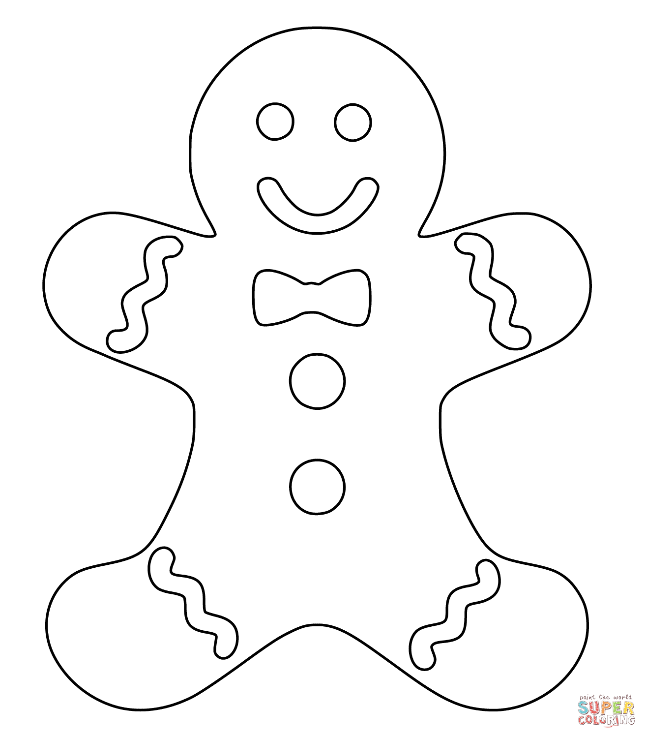 Christmas Gingerbread Man Coloring Page Free Printable Christmas Gingerbread Man Coloring Page Free Printable