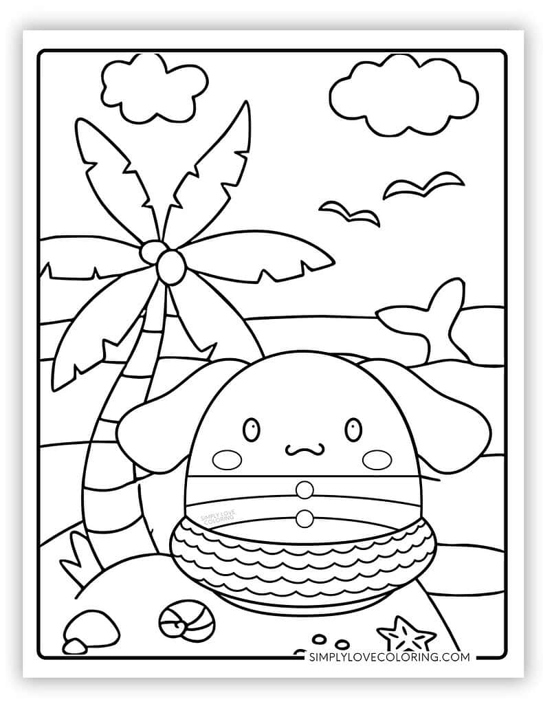 sanrio characters cinnamoroll coloring pages sanrio characters cinnamoroll coloring pages