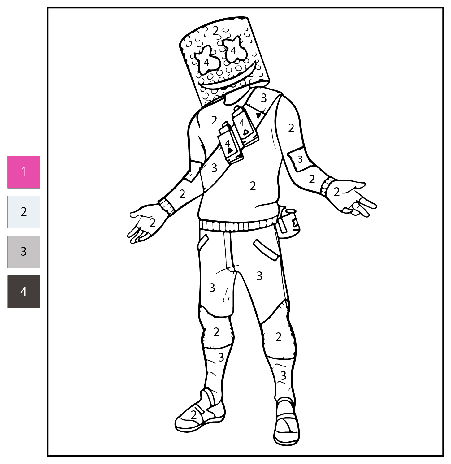 printable fortnite coloring pages
