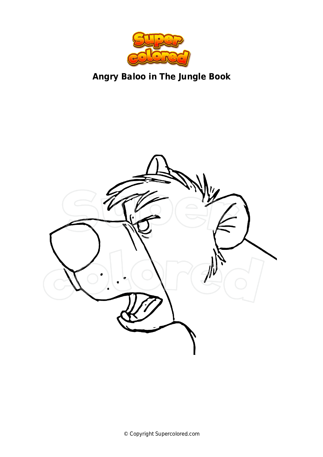 jungle book characters coloring pages jungle book characters coloring pages