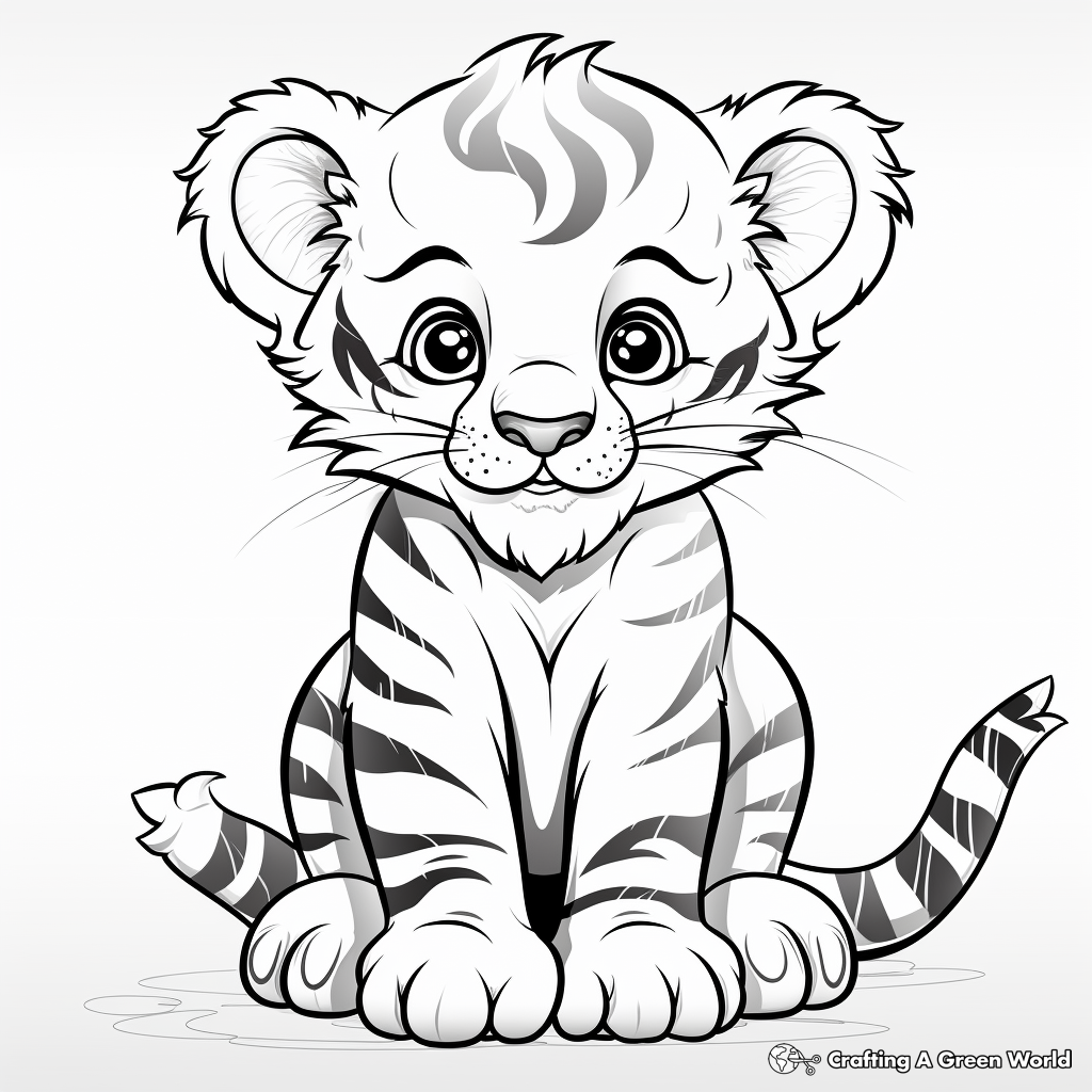 Cute Baby Tiger Coloring Pages Free Printable Cute Baby Tiger Coloring Pages Free Printable