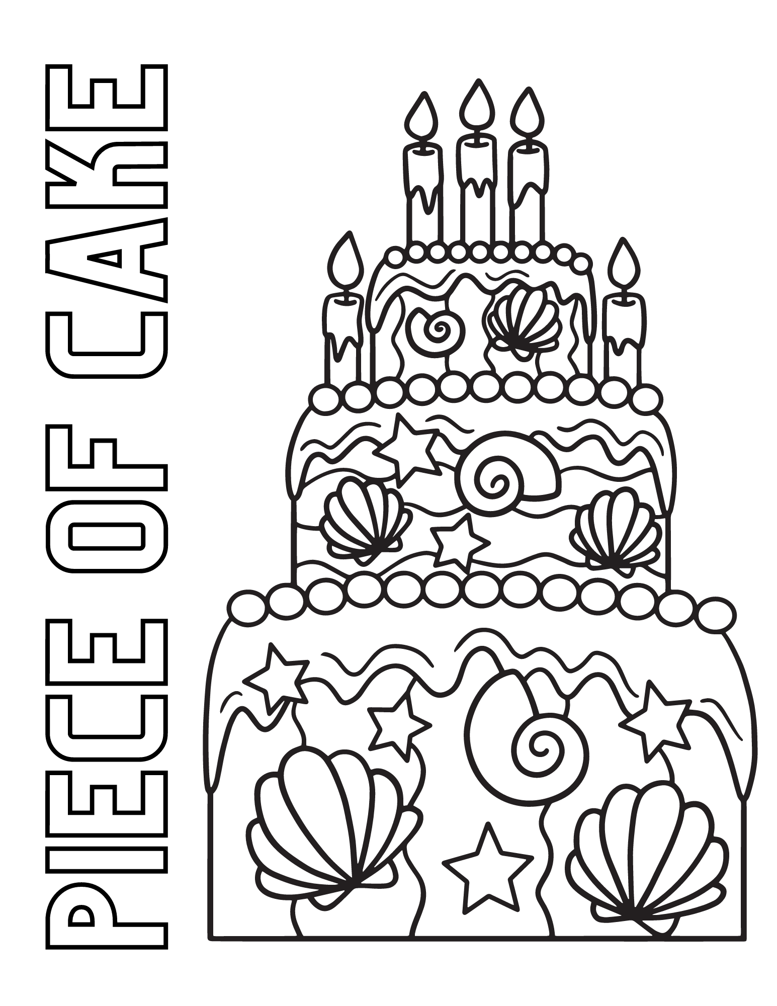 cake coloring pages printable cake coloring pages printable