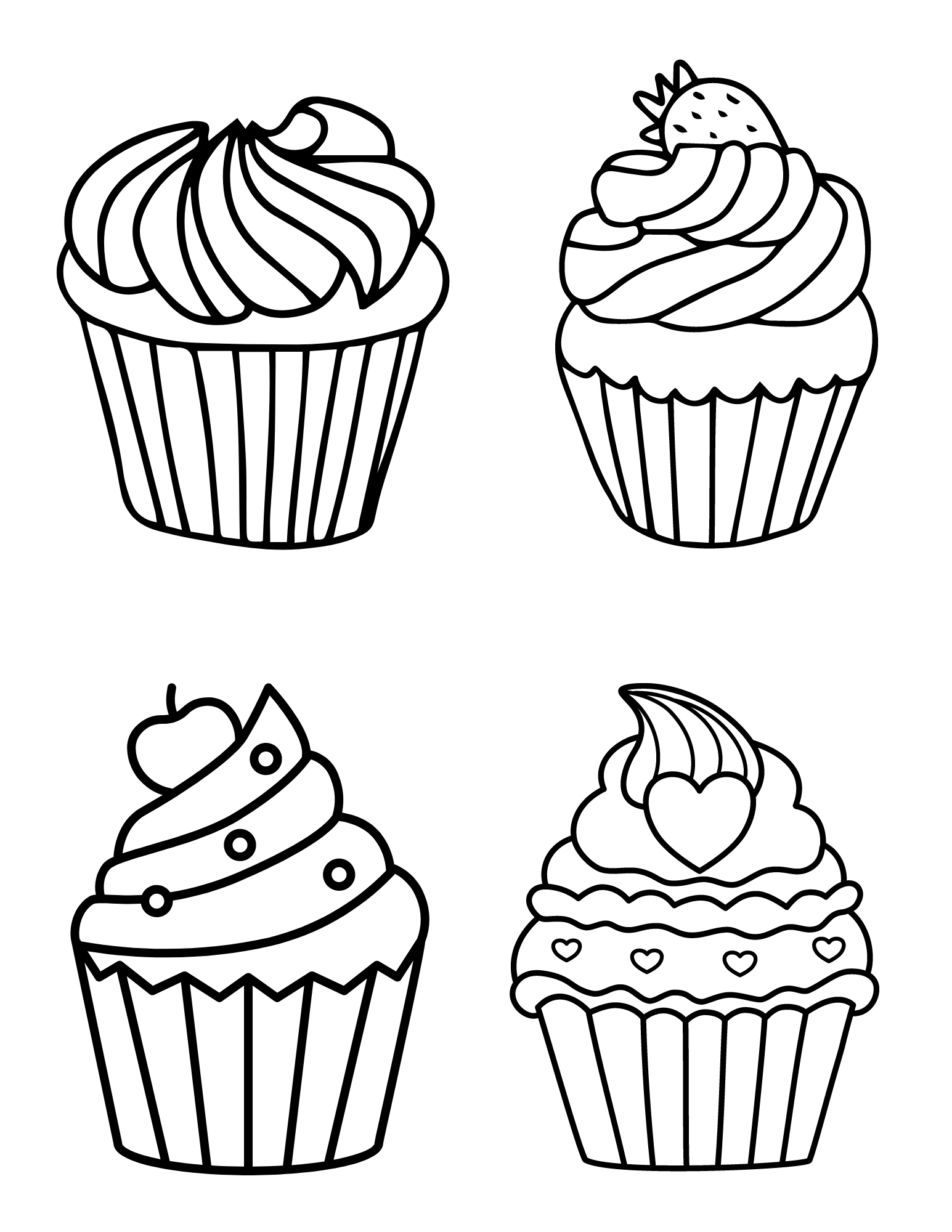 Cute Cupcake Coloring Pages Two Kids And A Coupon Cute Cupcake Coloring Pages Two Kids And A Coupon