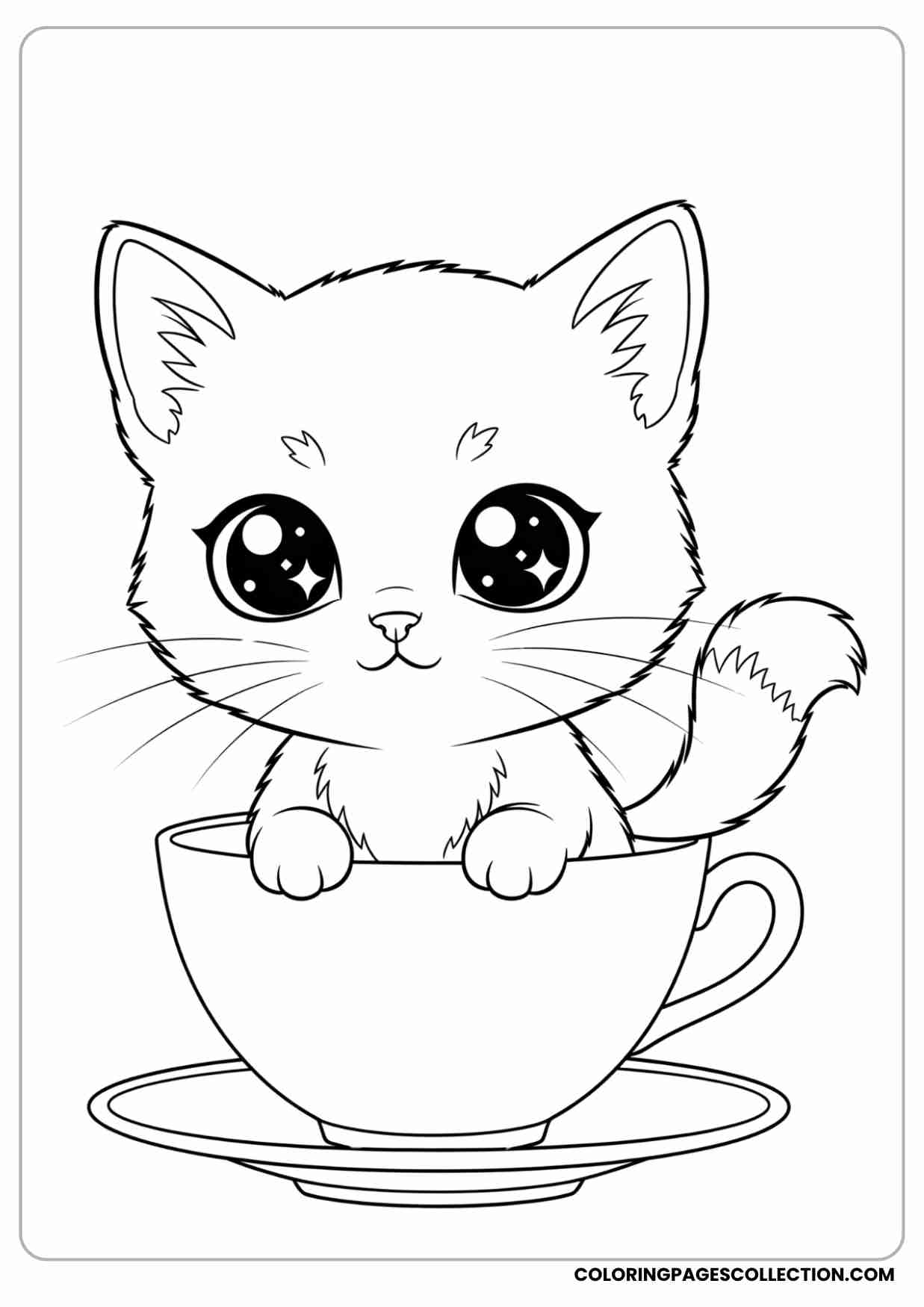 kitten printable coloring pages kitten printable coloring pages