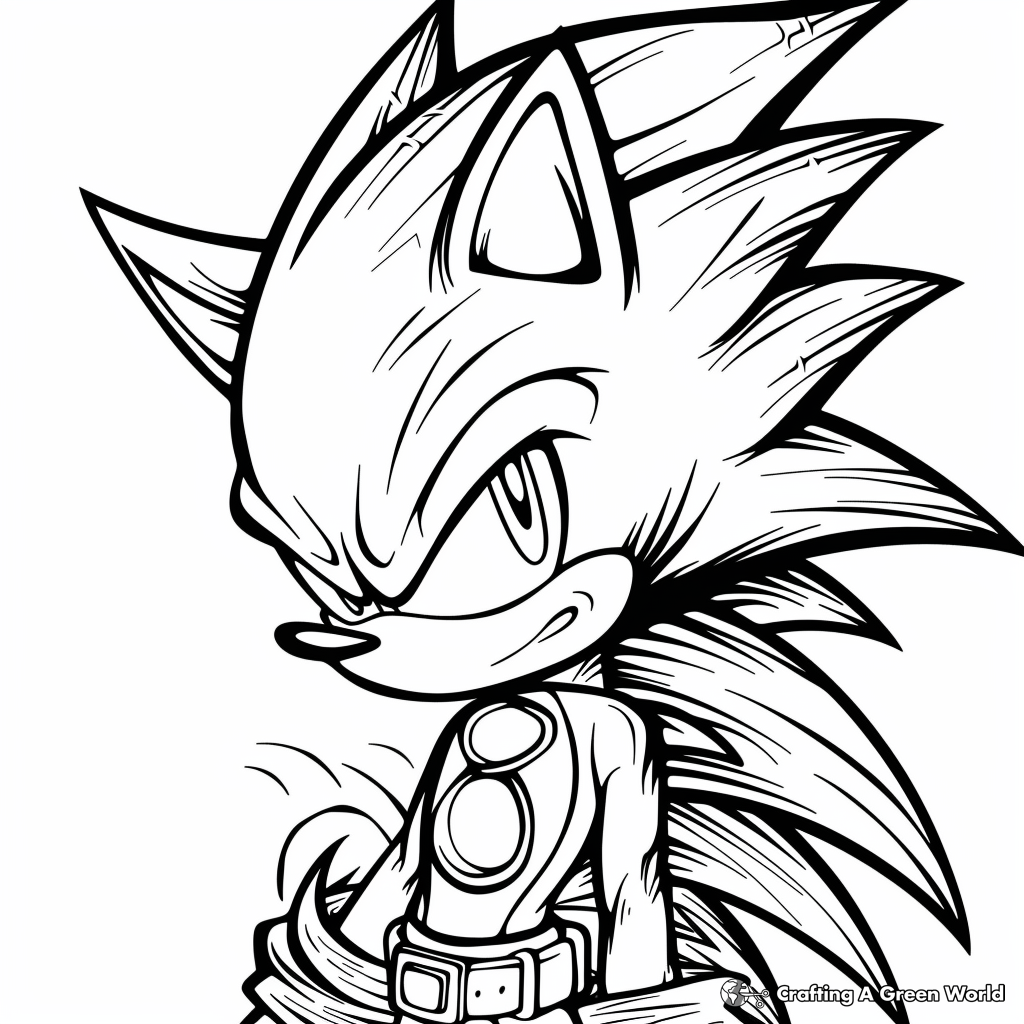 shadow sonic characters coloring pages shadow sonic characters coloring pages