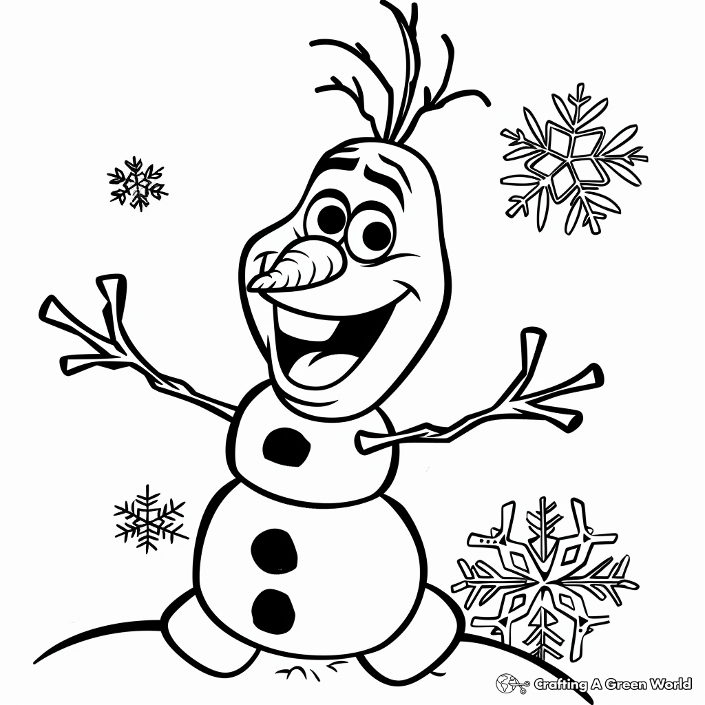 Disney Winter Coloring Pages Free Printable 