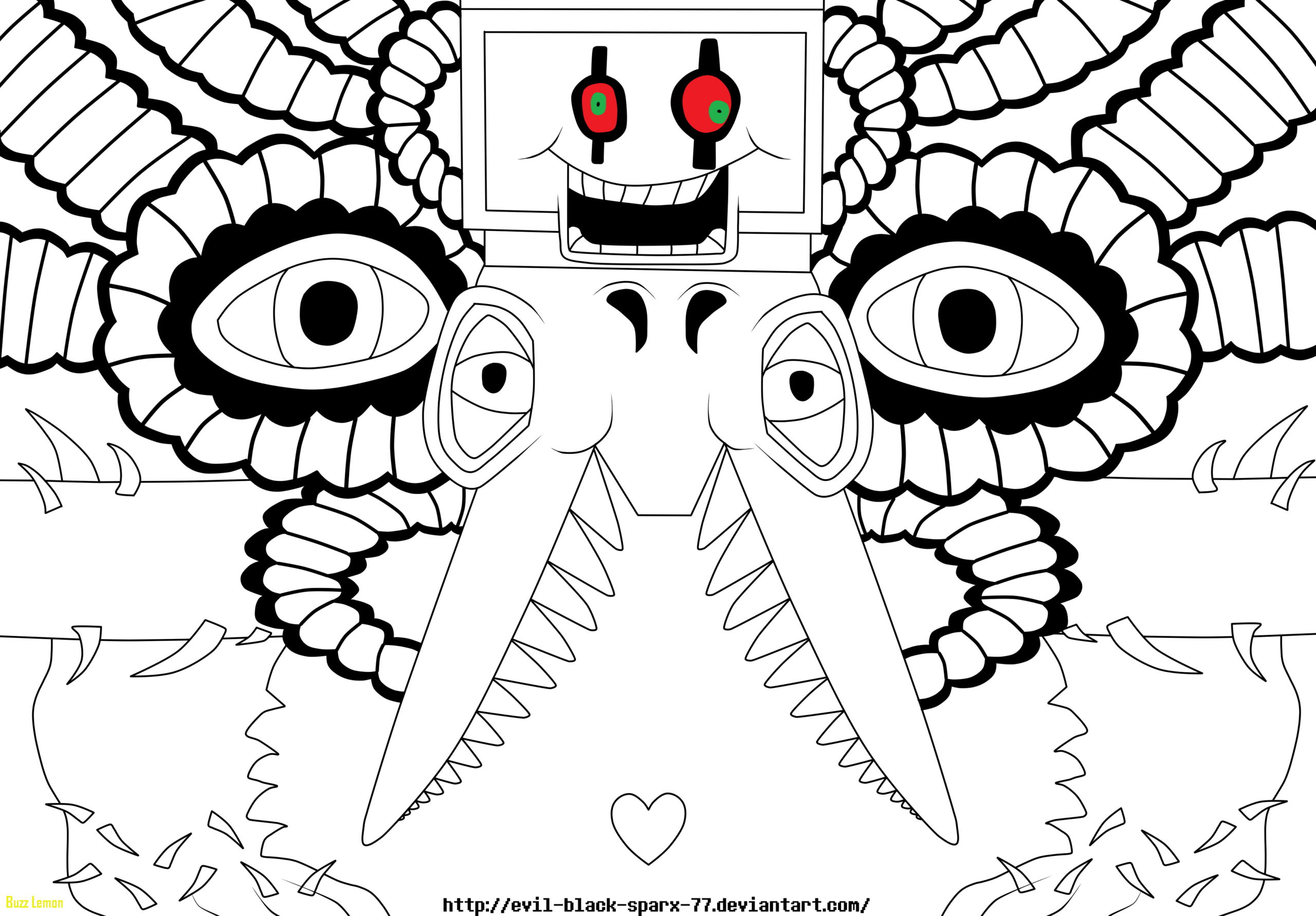 Download Coloring Page Undertale Beautiful Frisk Color By Number Undertale Flowey Coloring Page PNG Image With No Background PNGkey