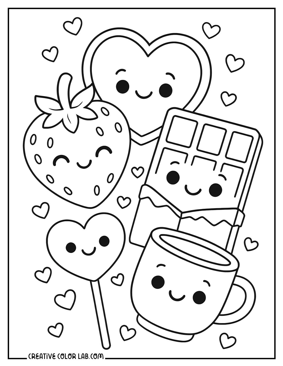 Downloadable Kawaii Coloring Pages Free PDFs Downloadable Kawaii Coloring Pages Free PDFs