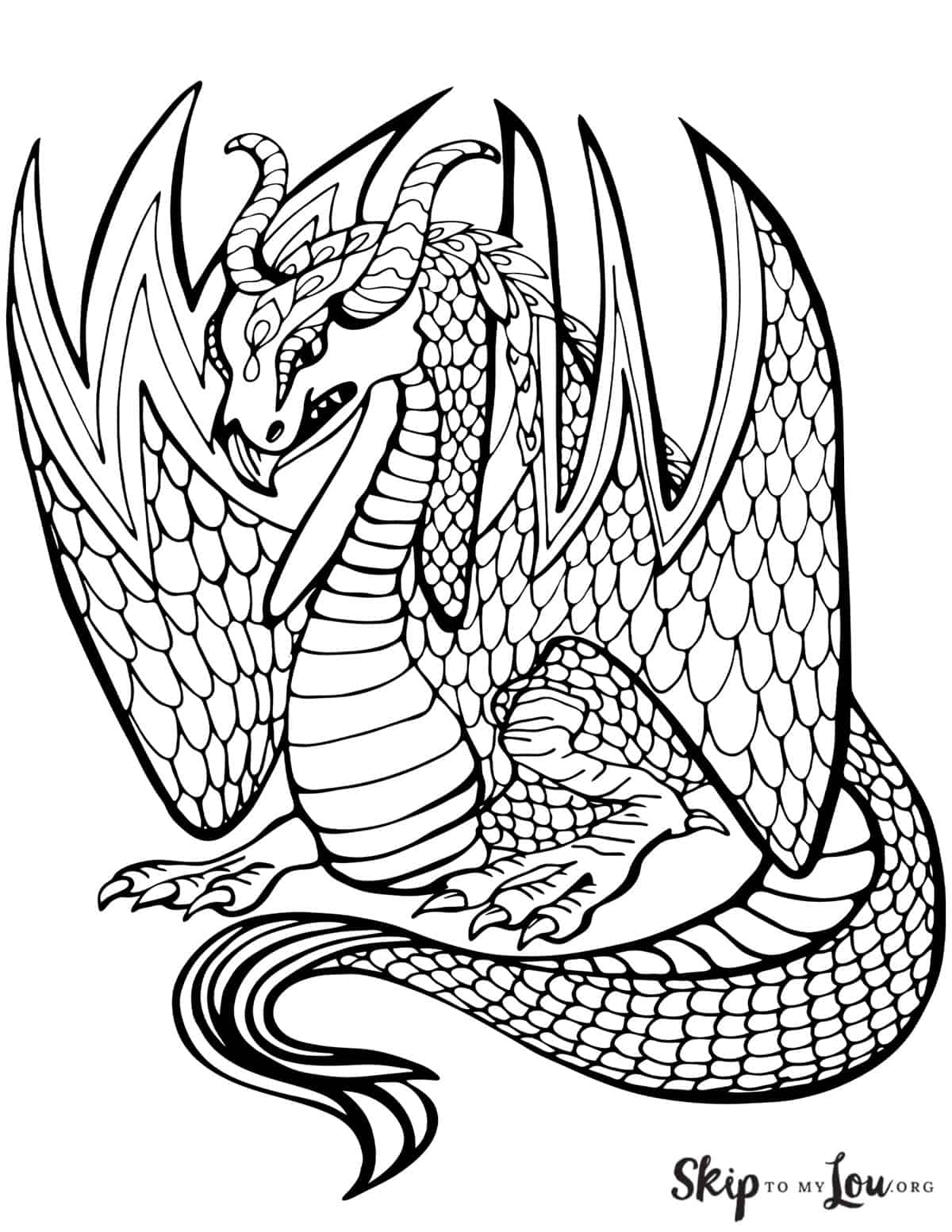 dragon coloring pages free printable dragon coloring pages free printable
