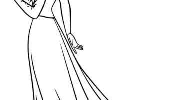 Elsa Coloring Pages disneytips