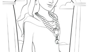 Esther Coloring Sheet Superbook Academy South Africa