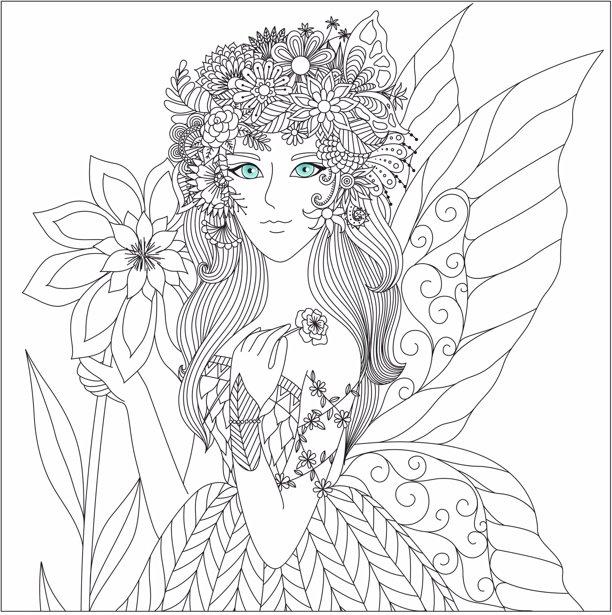 Fairy Coloring Page Fairy Tale Coloring Sheet Printable Adult Coloring Book Page Kids Coloring Book Sheet Etsy Fairy Coloring Page Fairy Tale Coloring Sheet Printable Adult Coloring Book Page Kids Coloring Book Sheet Etsy