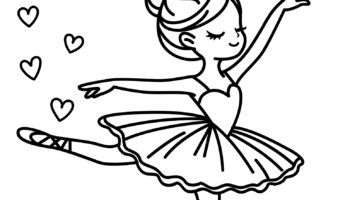 Free Ballet Coloring Pages Crafty Morning