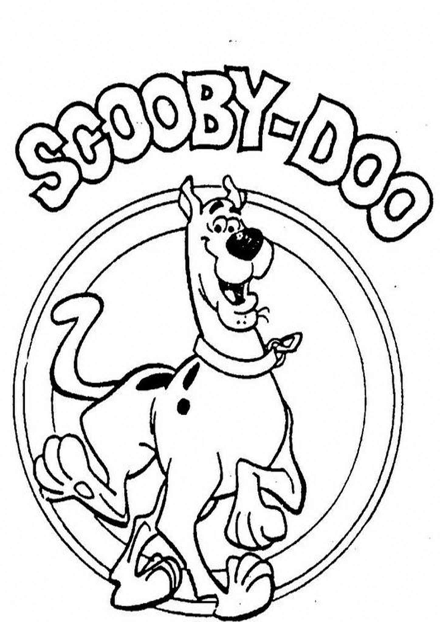 scooby doo printables coloring pages