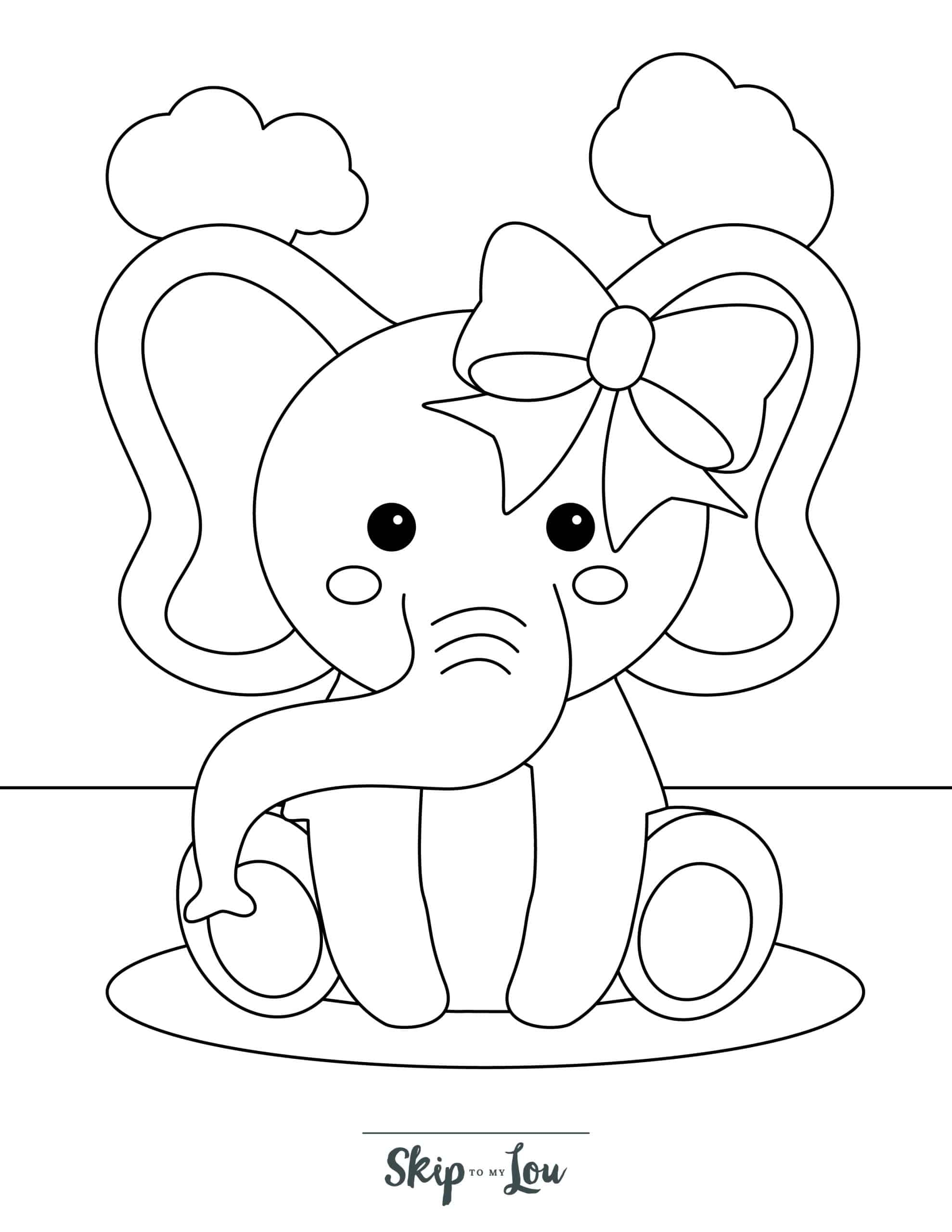 Free Elephant Coloring Pages With Full Book Skip To My Lou Free Elephant Coloring Pages With Full Book Skip To My Lou