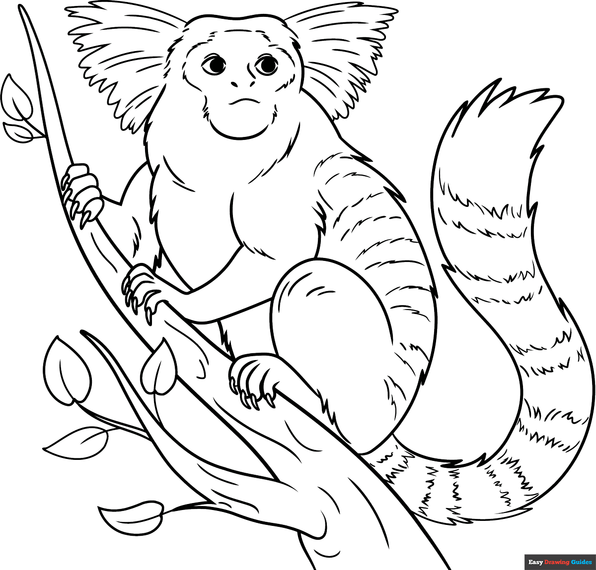 monkey printable coloring pages