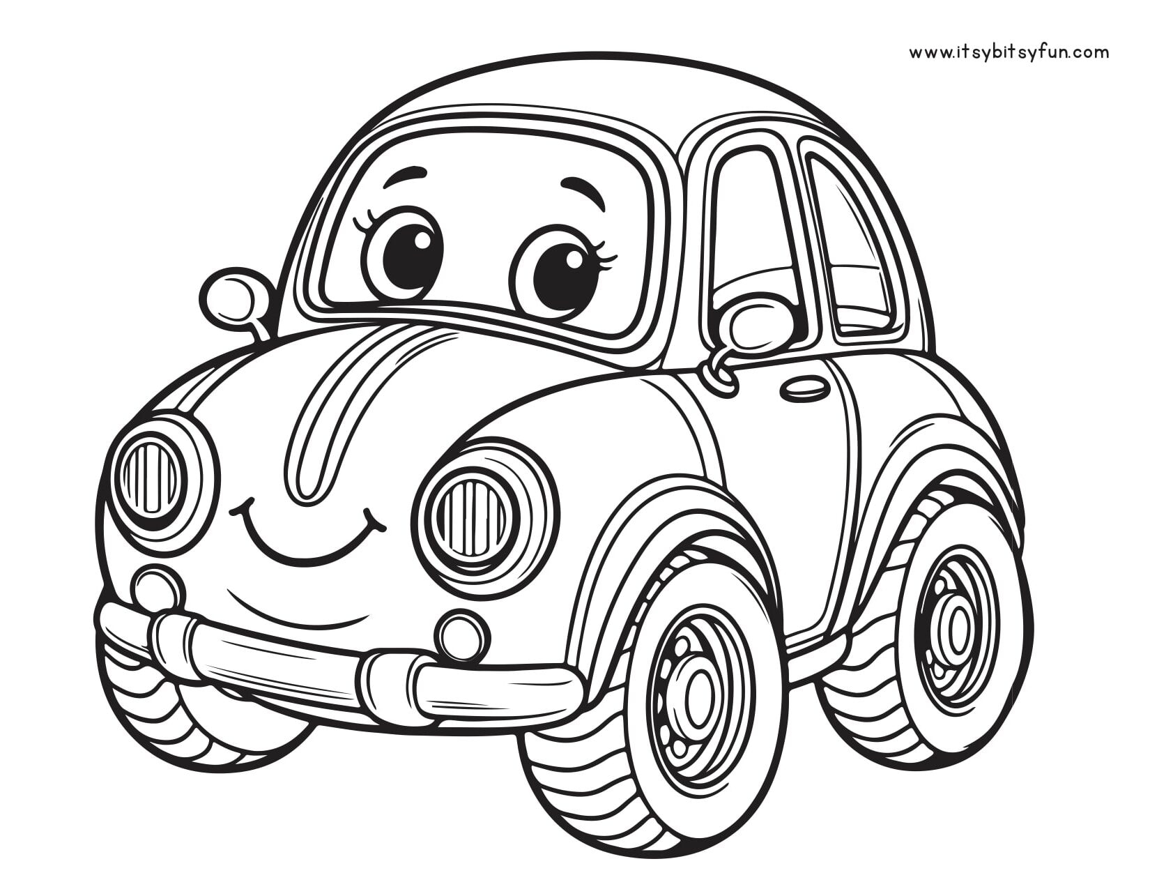 Free Printable Car Coloring Pages For Kids Itsy Bitsy Fun Free Printable Car Coloring Pages For Kids Itsy Bitsy Fun