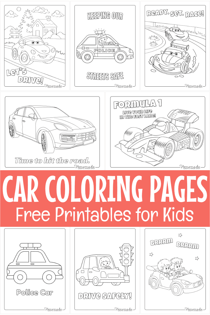 Free Printable Car Coloring Pages For Kids Free Printable Car Coloring Pages For Kids