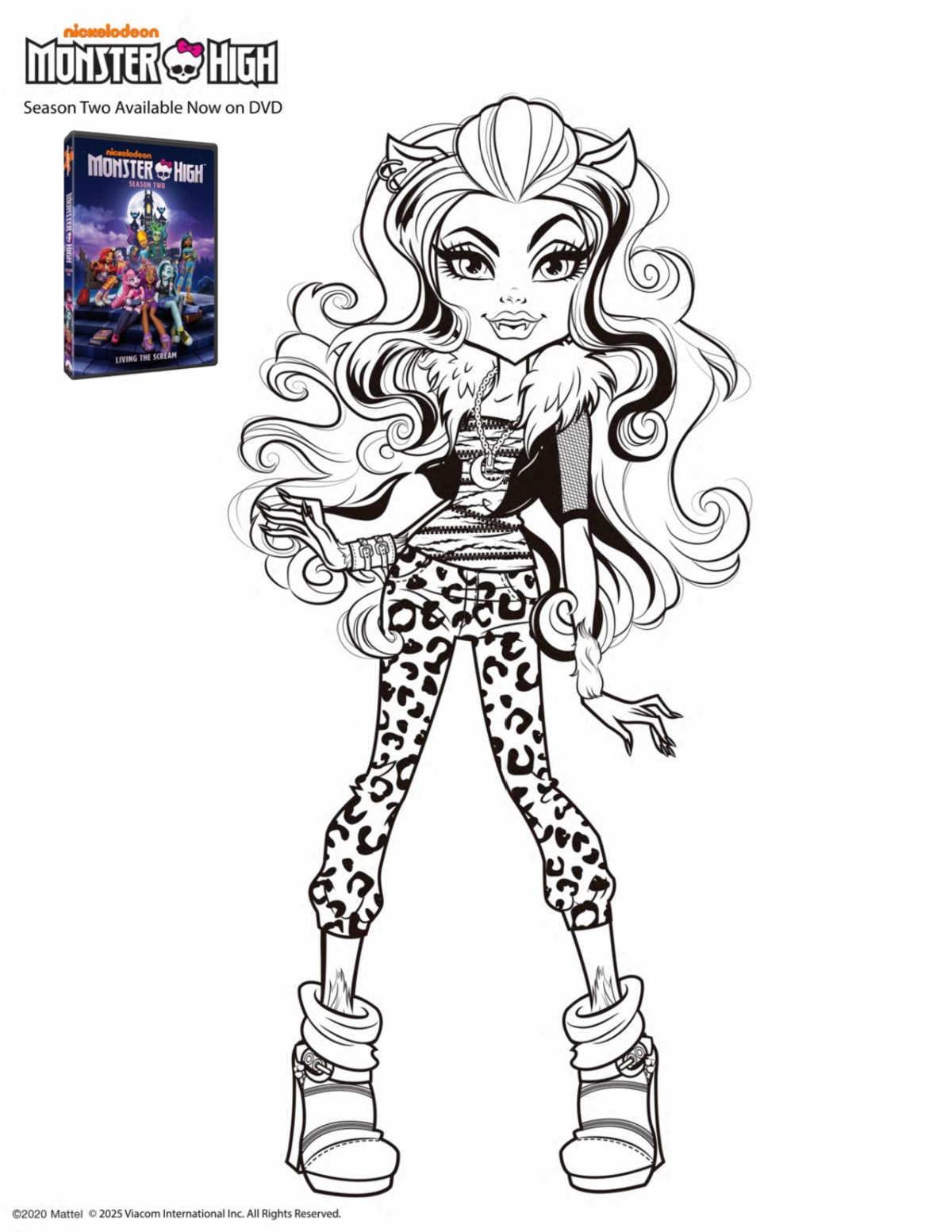 high cartoon characters coloring pages
