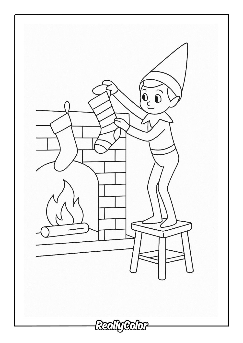 elf on the shelf coloring pages printable elf on the shelf coloring pages printable