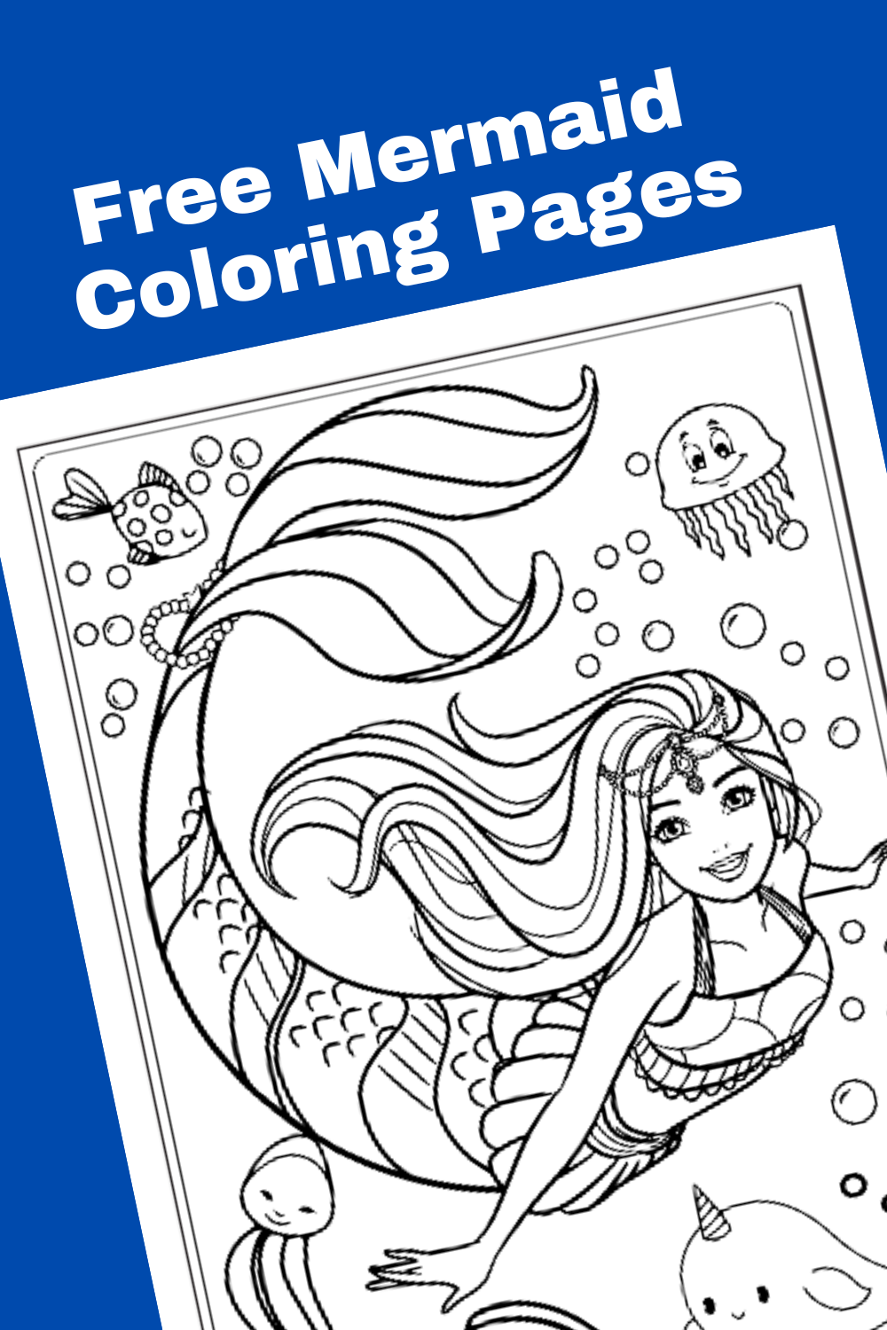 mermaid coloring pages free printable mermaid coloring pages free printable