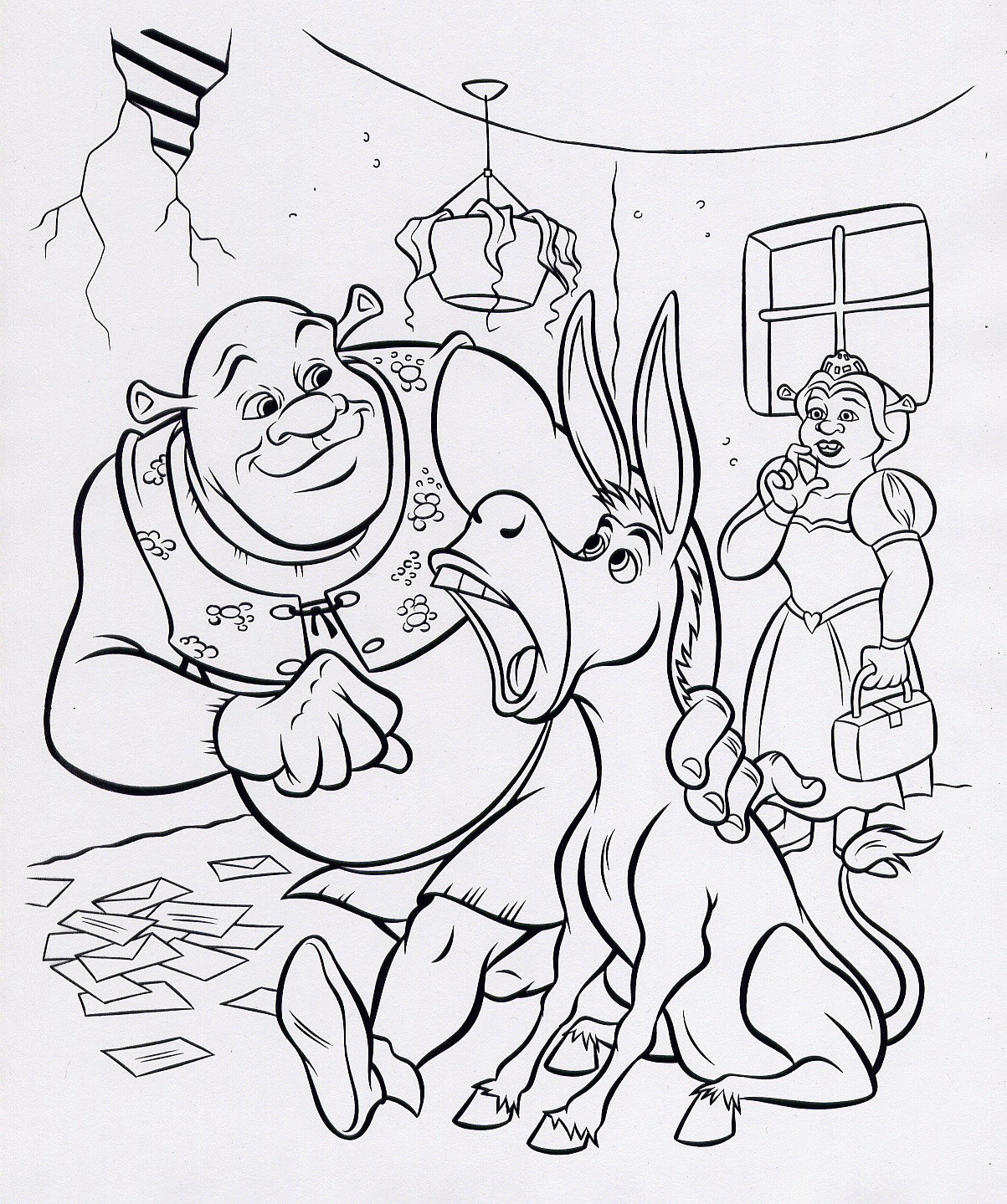 Free Printable Shrek Coloring Pages For Kids Free Printable Shrek Coloring Pages For Kids