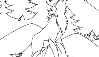 Free Printable Wolf Coloring Pages For Kids And Adults