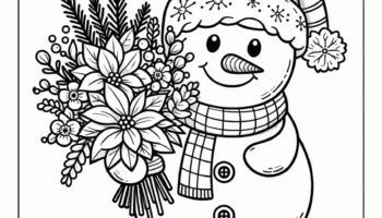 Free Snowman Coloring Pages ABCmouse