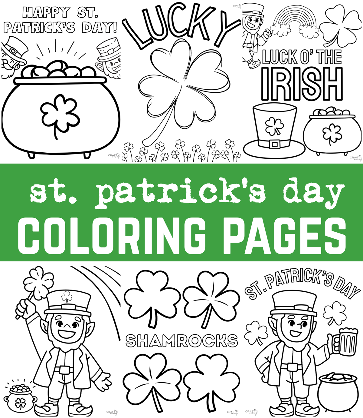 Free St Patrick s Day Coloring Pages Crafty Morning Free St Patrick s Day Coloring Pages Crafty Morning