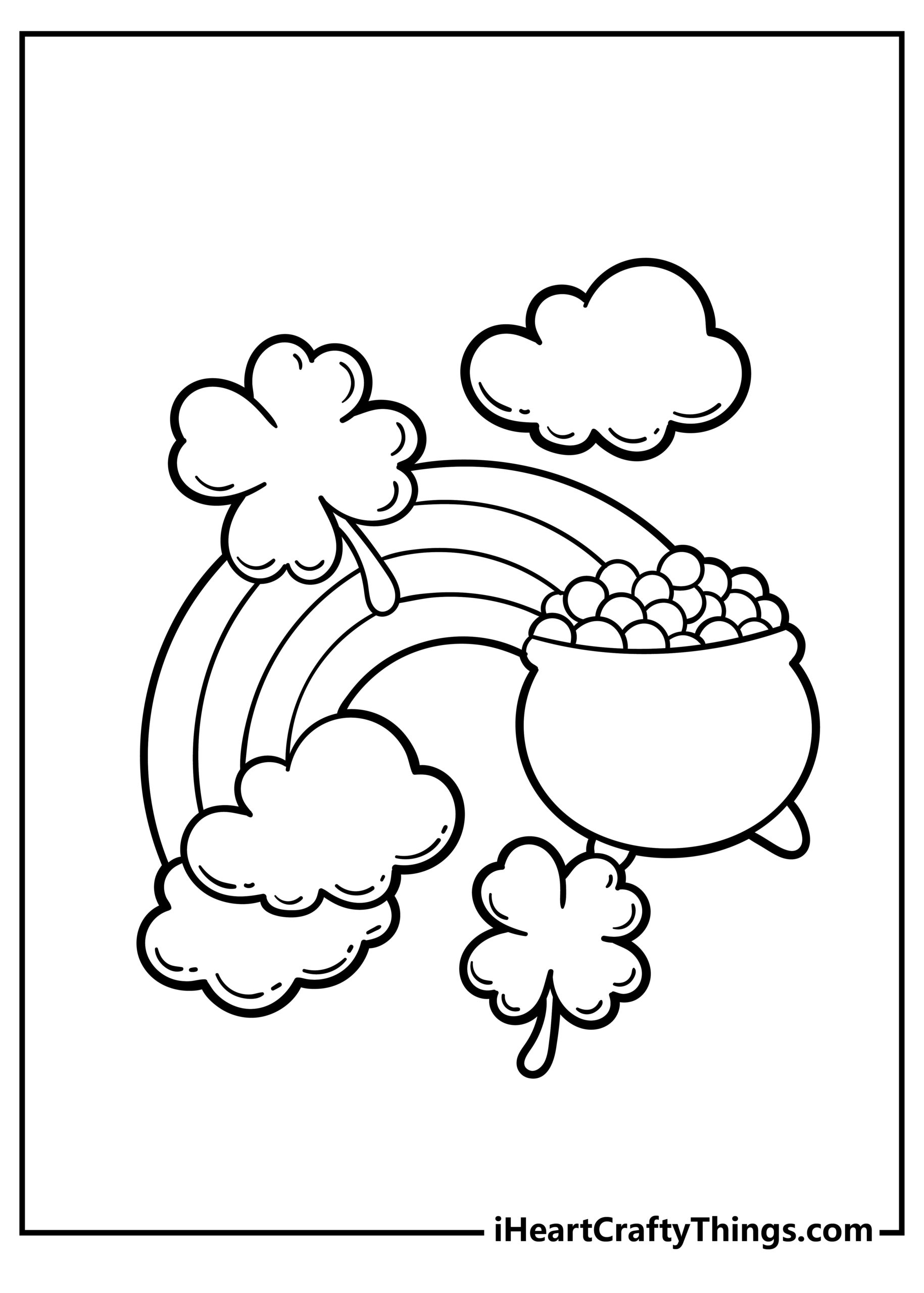 Free St Patrick s Day Coloring Pages Printable PDF Sheets Free St Patrick s Day Coloring Pages Printable PDF Sheets