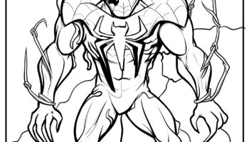 Free Venom Coloring Pages 15 Easy Printable PDFs 