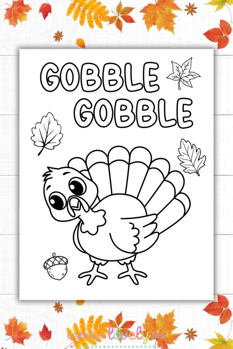 printable thanksgiving coloring page