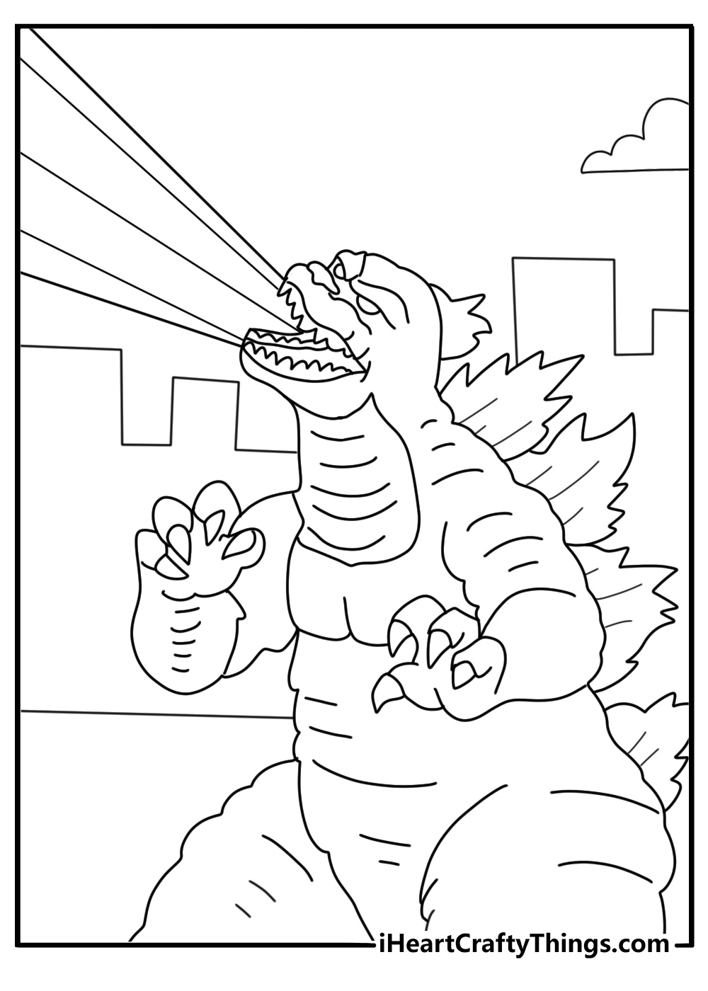 Godzilla Coloring Pages 40 Free PDF Printables For Fans Godzilla Coloring Pages 40 Free PDF Printables For Fans