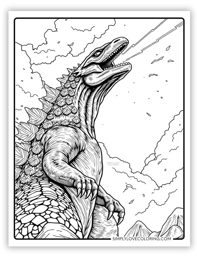 godzilla printable coloring pages godzilla printable coloring pages