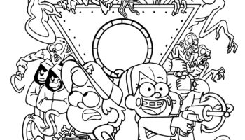 Gravity Falls Characters Gravity Falls Coloring Pages