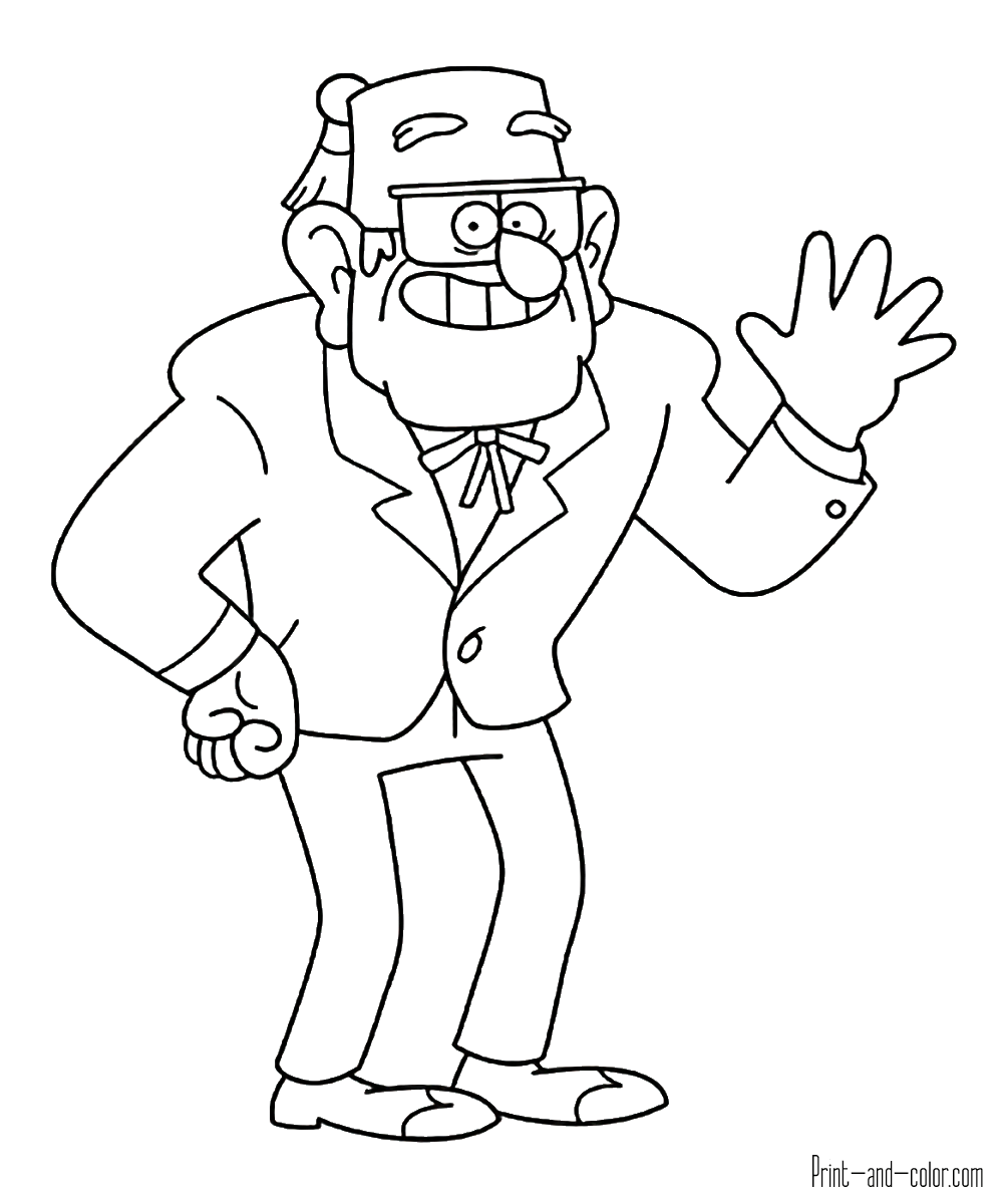 Gravity Falls Coloring Pages Print And Color Gravity Falls Coloring Pages Print And Color