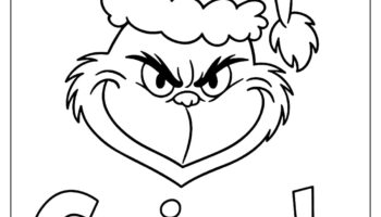 Grinch Coloring Pages Free PDF To Download And Print